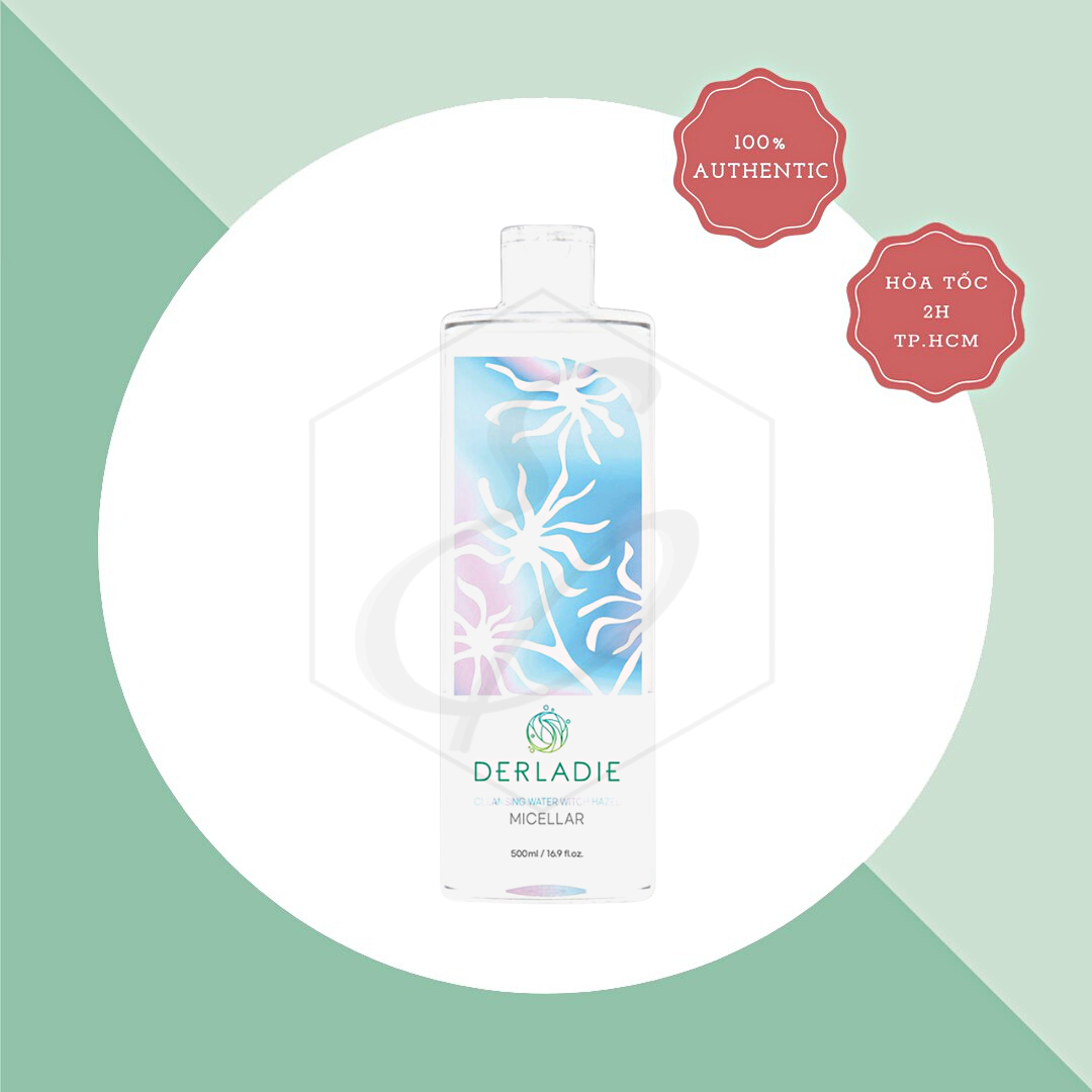 Nước Tẩy Trang Derladie Cleansing Water Witch Hazel - 500ml